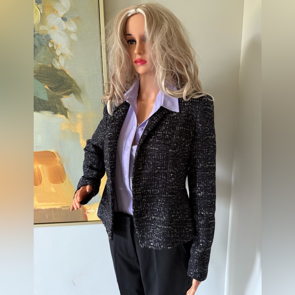 NWT Banana Republic Stylish & Unique Tweed Blazer
